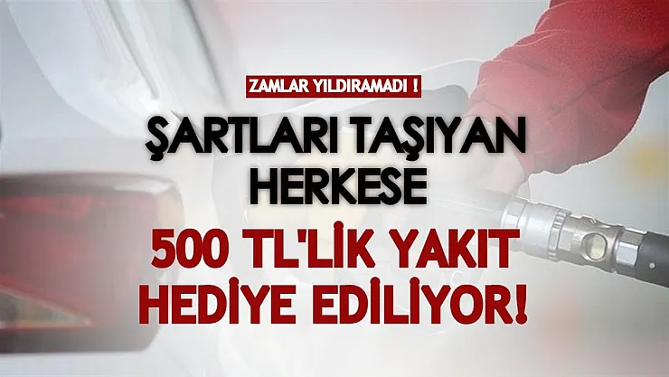 Akaryakıt zamları kampanyaları yıldıramadı! Şartları taşıyan herkese 500 TL tutarında yakıt hediye edilecek!