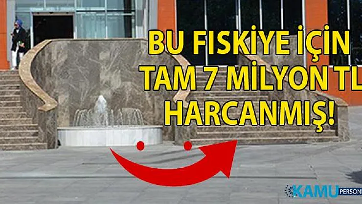 AKP'li Beykoz Belediyesi'nde akıl almaz harcama! Fıskiye ve merdiven tadilatına 7 milyon TL harcanmış