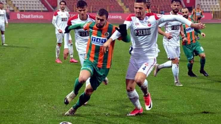 Alanyaspor, deplasmanda Kahramanmaraşspor'a yenildi