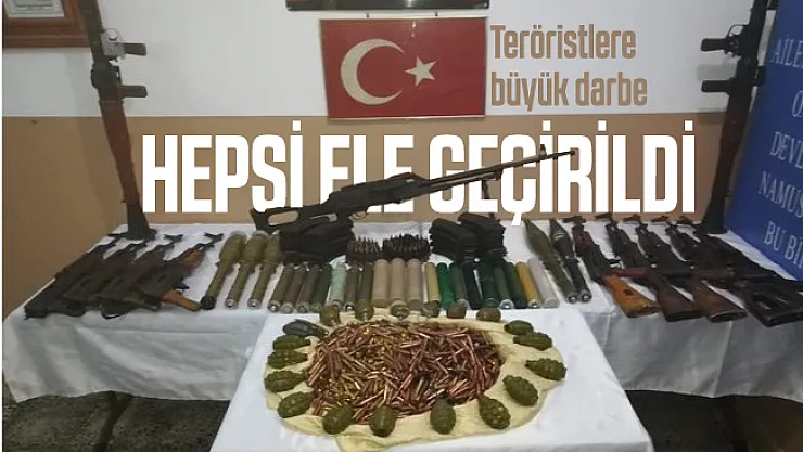 Alçak teröristlere büyük darbe vuruldu! Hepsi ele geçirildi