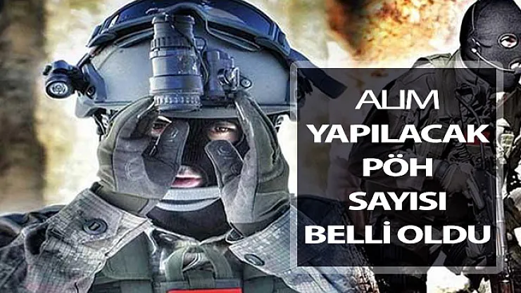 Alım Yapılacak PÖH Sayısı Belli Oldu ! PÖH Alımı Genel Şartları