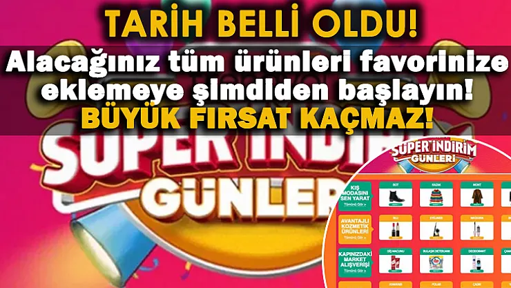 Almak istediğiniz ürünlerinizi favoriye atın! Büyük Trendyol indirimi başlıyor! Black Friday (Kara Cuma) büyük indirim günleri 2021 tarihi belli oldu!