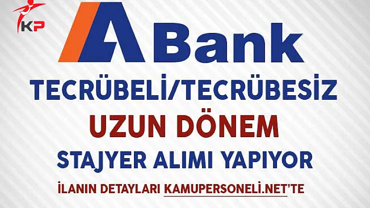 Alternatifbank (ABank) Uzun Dönem Stajyer Alıyor