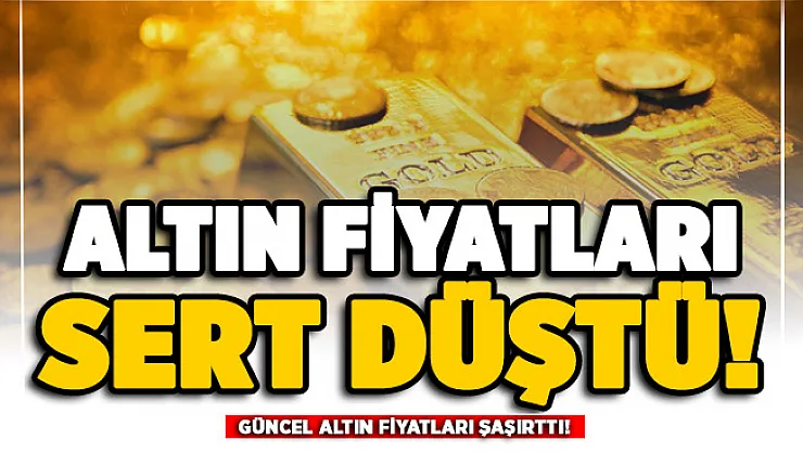 Altın fiyatları sert düştü! 7 Kasım 2020 güncel altın fiyatları