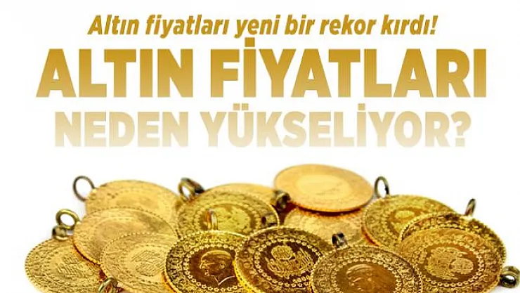 Altın fiyatları yeni bir rekor kırdı! Altın fiyatları neden yükseliyor?