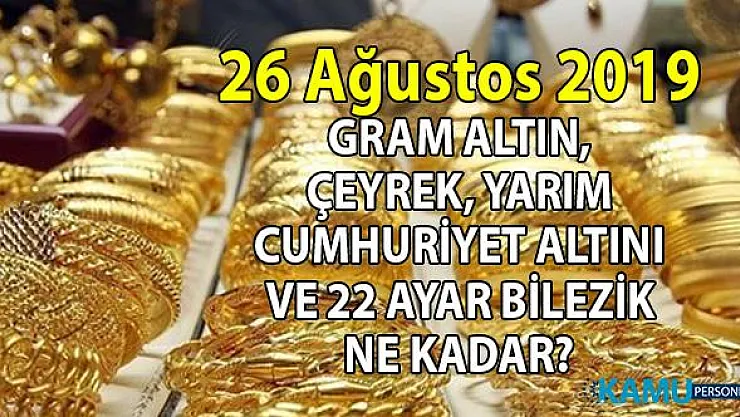 Altın fiyatları yükseliyor! Çeyrek ve gram altın ne kadar oldu?