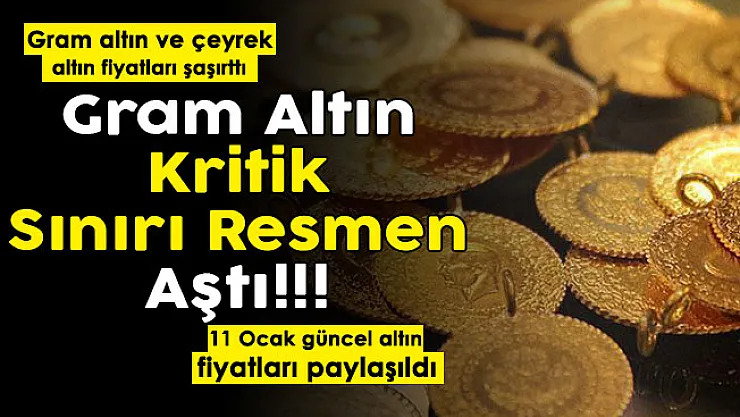 Altın fiyatları yükseliyor! Gram altında kritik sınır geçildi: İşte güncel gram altın ve çeyrek altın fiyatları