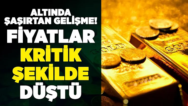 Altın fiyatlarında şaşırtan gelişme! Gram altın ve çeyrek altında beklenmedik düşüş