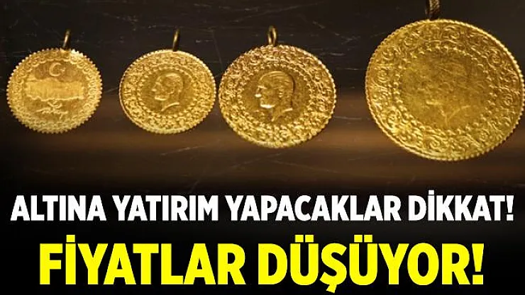 Altına yatırım yapanlar dikkat! Altın fiyatları düşüşe geçti! 16 Ağustos gram ve çeyrek altın ne kadar oldu?