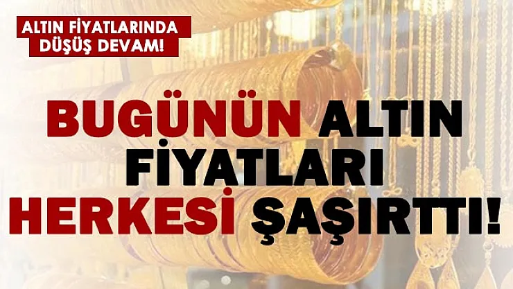 Altında kritik düşüş devam ediyor! 25 Aralık altın fiyatları şaşırttı!