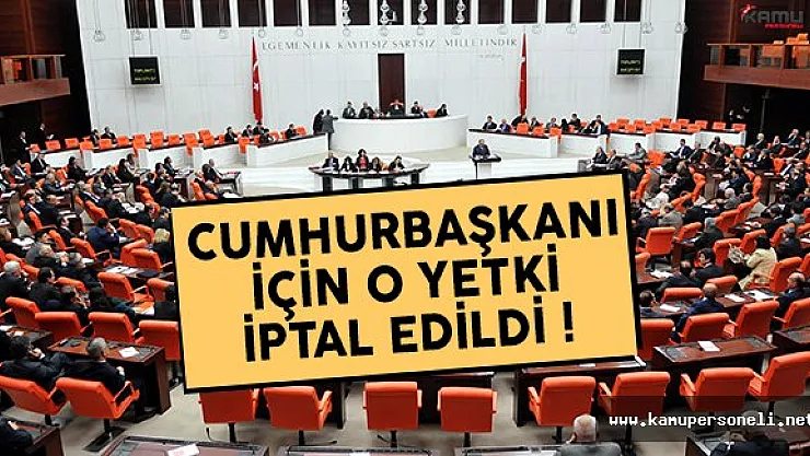 Anayasa değişikliği teklifinde flaş gelişme: Cumhurbaşkanı'nın yetkisi iptal edildi