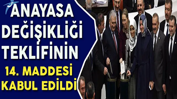 Anayasa Değişikliği Teklifinde HSYK'nın Adının Değişmesini Öngören Madde Kabul Edildi