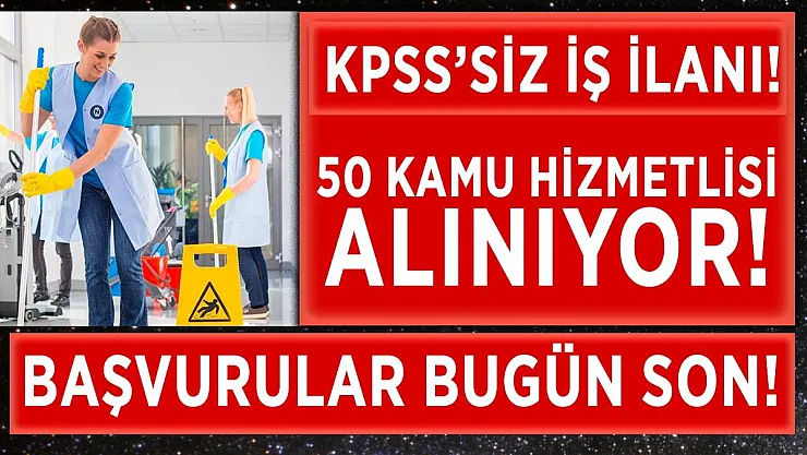 Ankara Mamak Belediyesi 50 daimi kamu hizmetlisi alıyor! Başvurular bugün son!