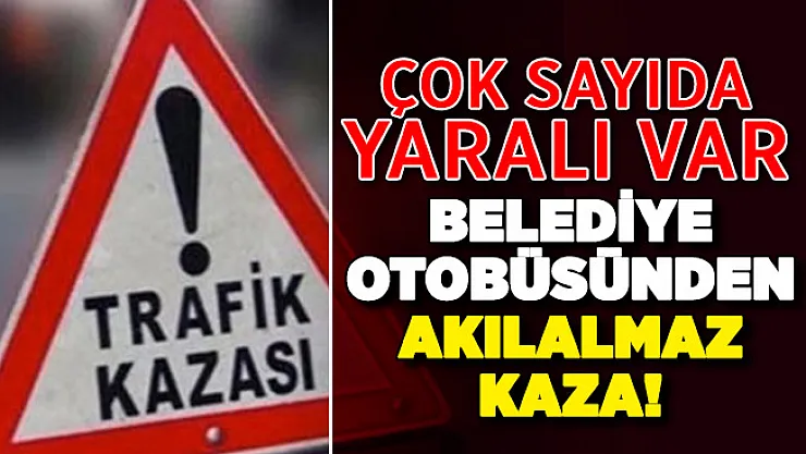 Ankara'da belediye otobüsü üst geçit asansörüne çarptı! Çok sayıda yaralı var