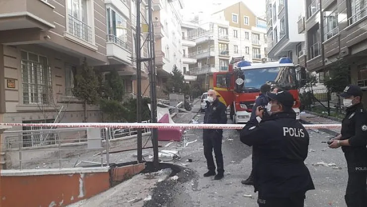 Ankara'da bir binada doğalgaz patlaması meydana geldi!