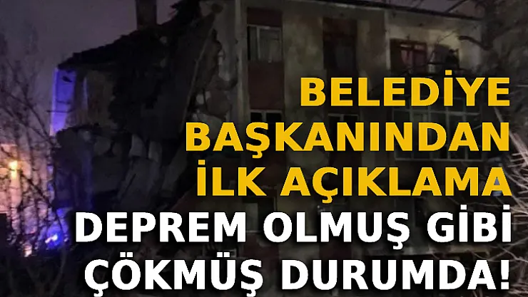 Ankara'daki Patlamaya İlişkin Belediye Başkanından İlk Açıklama: Deprem Olmuş Gibi Çökmüş Durumda!