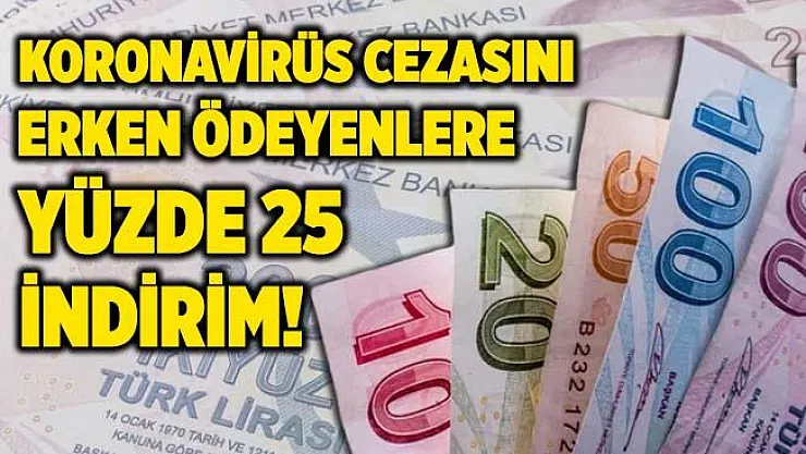 Antalya'da koronavirüs cezasını erken ödeyenlere yüzde 25 indirim!