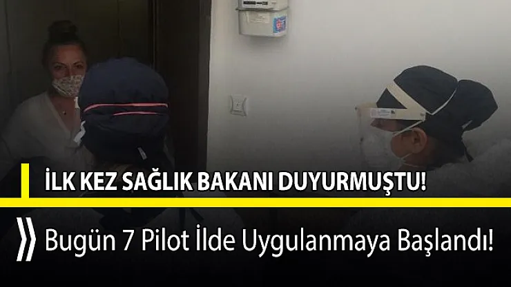Antikor testi uygulaması başladı! Şimdilik 7 ilde uygulanıyor!