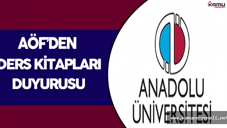 AÖF Öğrencileri Dikkat ! Ders Kitaplarına İlişkin Açıklama Geldi