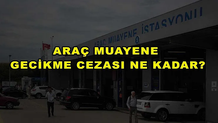 Araç Muayene Gecikme Cezası Ne Kadar?