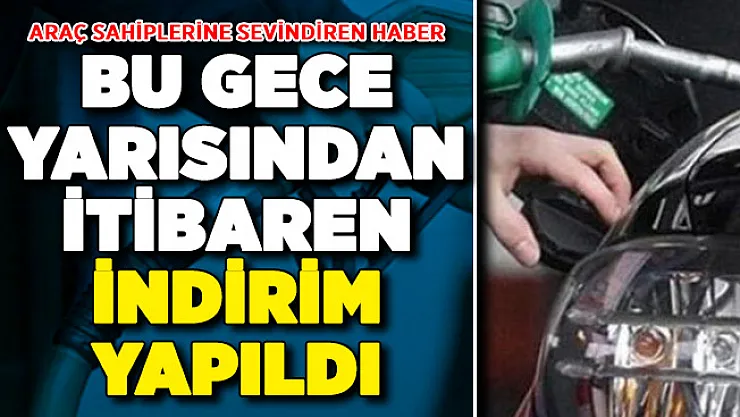 Araç Sahibi Vatandaşlara Sevindiren Haber ! İndirim Yapıldı