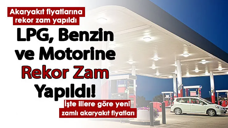 Araç sahipleri yeni tarifeden akaryakıt alacak! Benzin, motorin ve LPG'ye rekor zam yapıldı: İşte zamlı yeni akaryakıt fiyatları (Ankara, İstanbul ve İzmir)