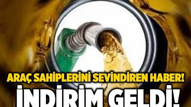 Araç sahiplerini sevindiren açıklama geldi! Benzin fiyatlarında indirim yapıldı!