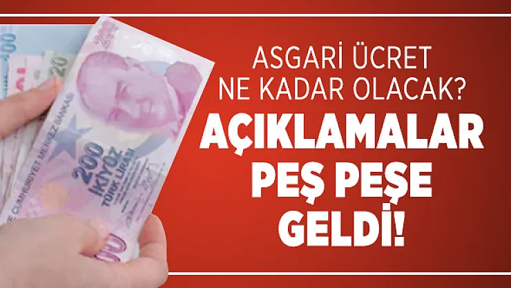 Asgari ücret ne kadar olacak 2020? Açıklamalar peş peşe geldi!