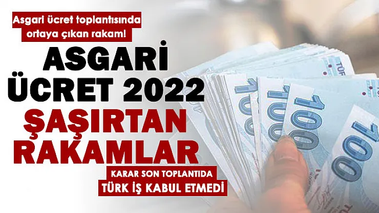 Asgari ücret toplantısı sona erdi! Toplantıda şaşırtan rakamlar ortaya çıktı: İşte tarafların talepleri