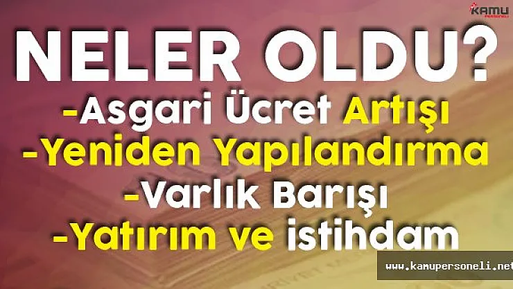 Asgari Ücret Zammından Süper Teşvik Sistemine Son 1 Yılda Neler Yaşandı?
