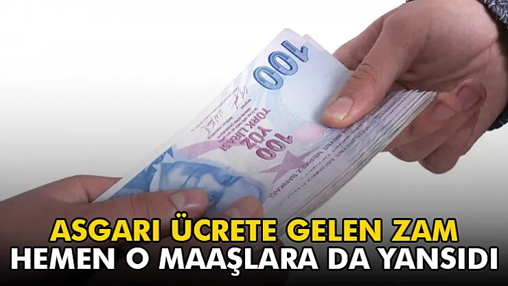 Asgari Ücrete Gelen Zam, Hemen O Maaşlara da Yansıdı! Engelli ve Yaşlılık Aylığı Arttı İşsizlik Maaşına da Zam Geldi…