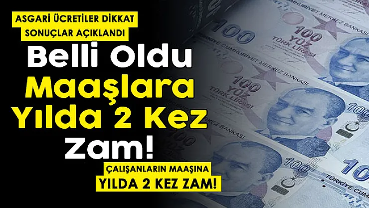Asgari ücretli çalışanlar dikkat! Sonuçlar açıklandı: Milyonlarca çalışanın maaşına yılda iki kez zam