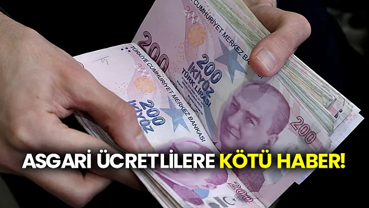 Asgari ücretliye kötü haber geldi! Resmen açıklandı: Milyonlarca kişinin maaşı..