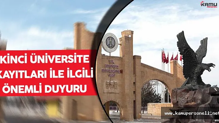 ATA AÖF 'den İkinci Üniversite Kayıtları İle İlgili Önemli Duyuru