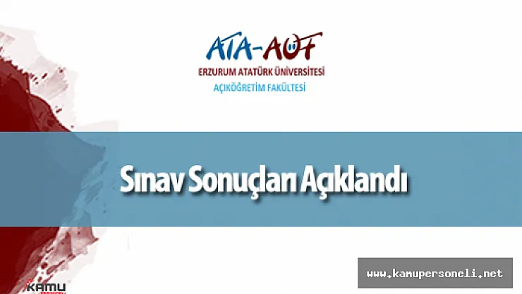 ATA AÖF Vize Sonuçları Açıklandı ( LMS Sorgu Ekranı )