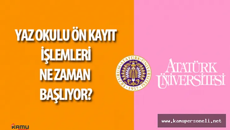 Atatürk Üniversitesi Final Sınavları  Soruları , Cevapları Yorumları ( Yaz Okulu Ön Kayıt İşlemleri Ne Zaman ?)