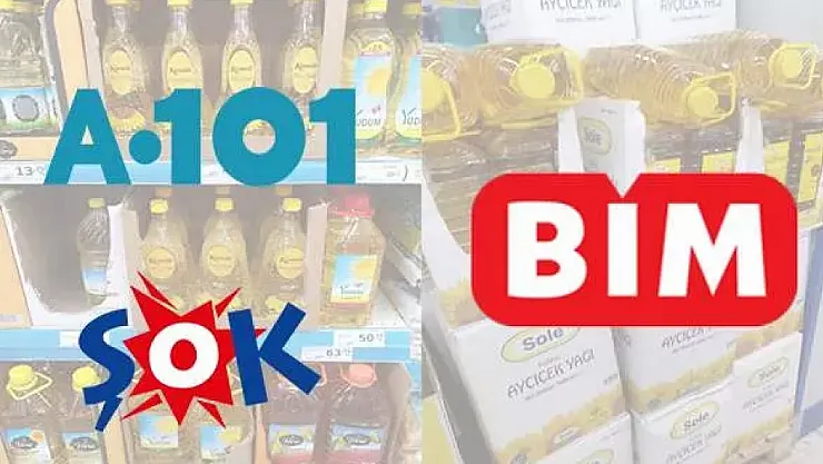 Ayçiçek yağ fiyatları değişti!  BİM, A101 ve ŞOK güncel Ayçiçek yağ fiyatları!