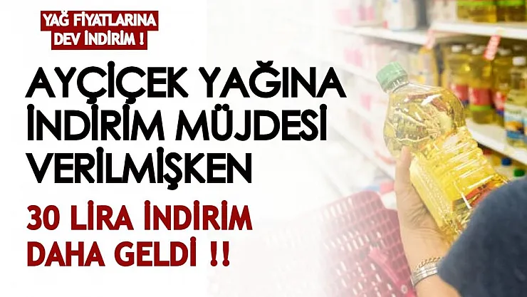 Ayçiçek yağı fiyatlarına indirim müjdesi gelmişken 30 liralık indirim de açıklandı! İşte ayçiçek yağını çok uygun fiyata almanın yöntemi