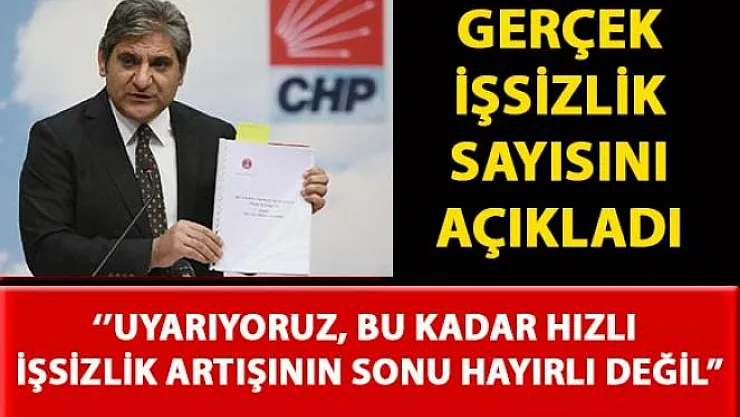 Aykut Erdoğdu gerçek işsizlik sayısı hakkında bilgi verdi 'sonu hayırlı değil' dedi