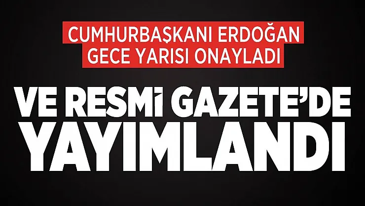 Az önce duyuruldu: Cumhurbaşkanı Erdoğan'dan çok sayıda il için yeni kararlar alındı!