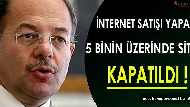 Bakan Akdağ: İnternet Satışı Yapan 5 Binin Üzerinde Site Kapatıldı