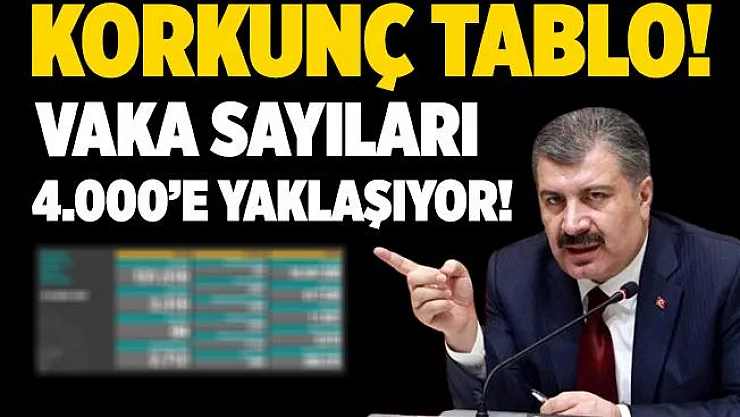Bakan Koca 16 Kasım koronavirüs tablosunda korkutan rakamları açıkladı! Vaka sayıları 4.000'e gidiyor!