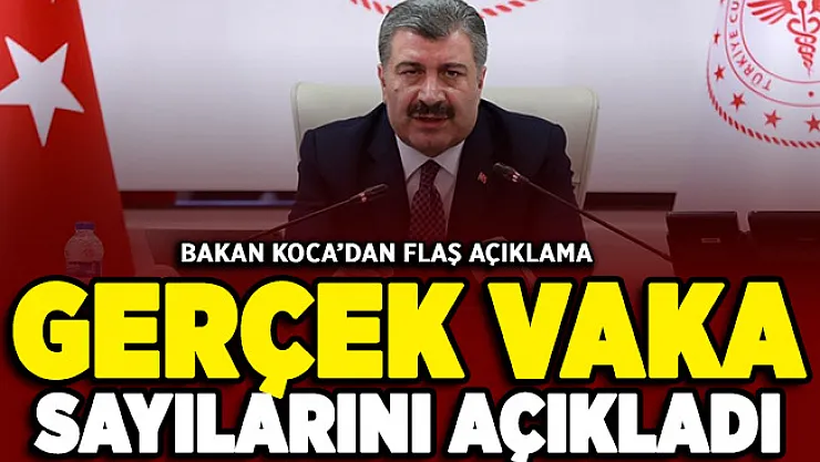 Bakan Koca hasta sayısını değil, semptom göstermeyen vaka sayısını açıkladı!