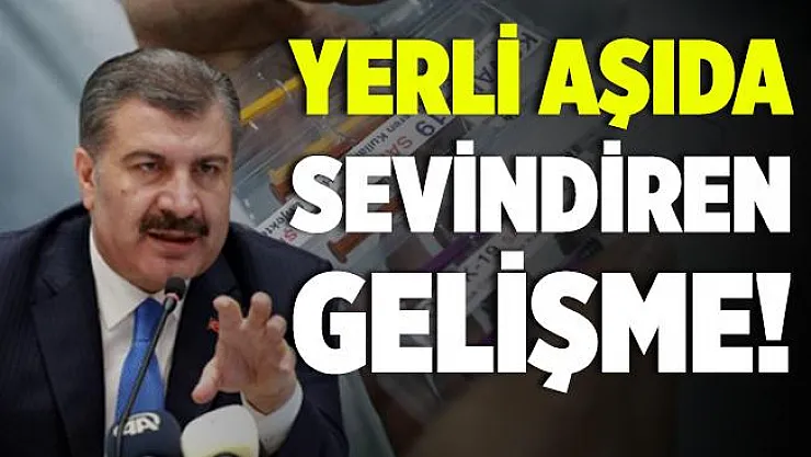 Bakan Koca müjdeli haberi az önce duyurdu! Yerli koronavirüs aşısında üretim aşamasına geçildi!