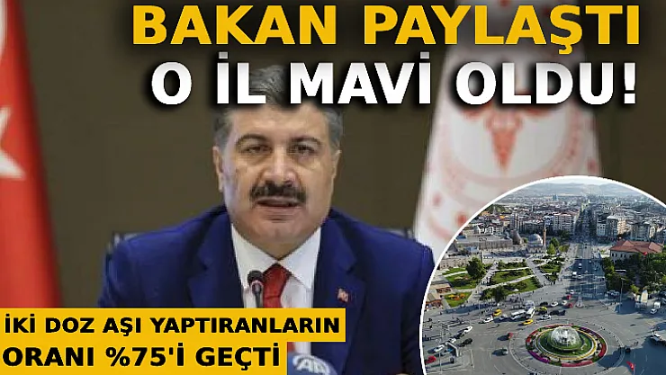 Bakan Koca Paylaştı: Bir İlimiz Daha Mavi Oldu!