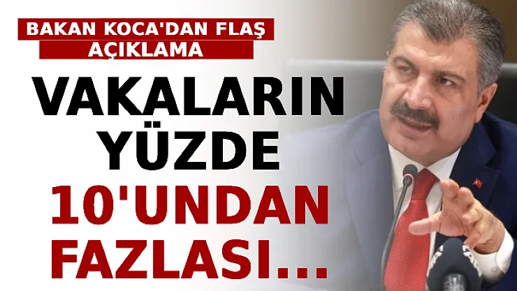 Bakan Koca'dan Flaş Açıklama: Yeni Vakaların Yüzde 10'undan Fazlası Omicron Kaynaklı