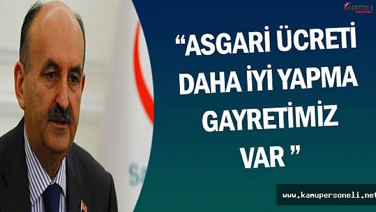Bakan Müezzinoğlu'ndan Asgari Ücret ve Kamuya Personel Alımlarına İlişkin Önemli Açıklamalar