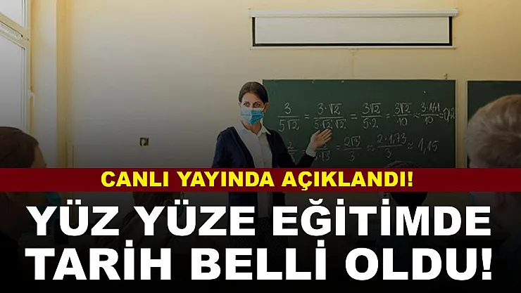 Bakan Selçuk canlı yayında açıkladı! Okullar kademeli açılıyor!