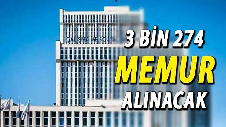 Bakan Selçuk'tan Flaş Açıklama ! Çalışma Bakanlığına 3 Bin 274 Memur Alınacak