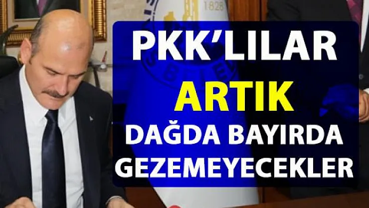 Bakan Soylu, PKK ile yapılan mücadele hakkında yeni bir gelişmeyi açıkladı